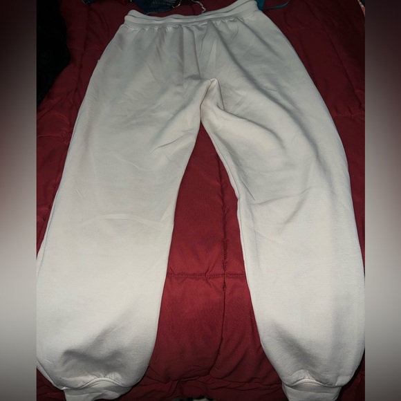 Dynamite White Drawstring Sweatpants - Picture 3 of 3